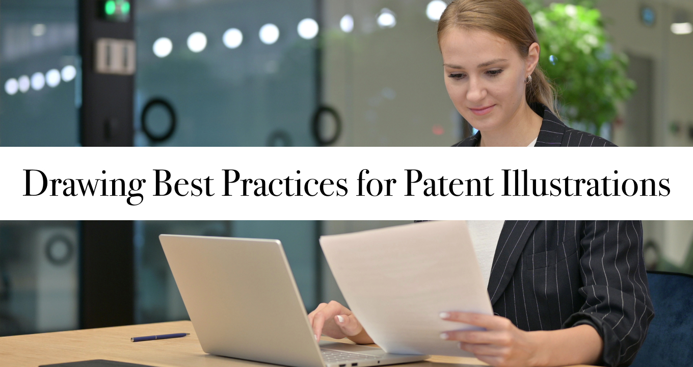 Patent drawing checklist and visual standards to ensure compliance with USPTO rules and improve success in the process of seeking a patent.